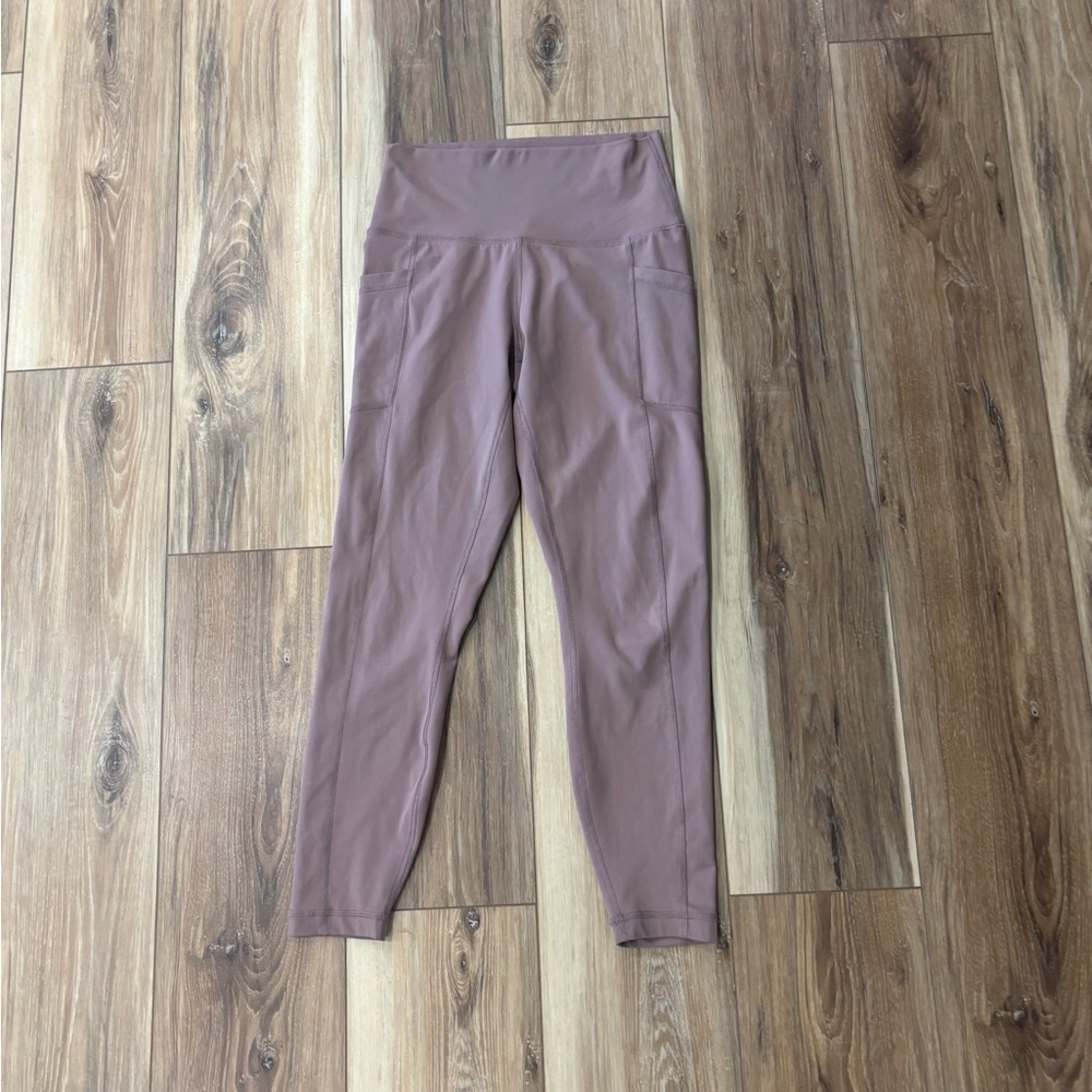 mauve yoga pants/leggings! with pockets